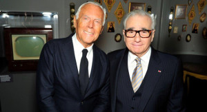 Giorgio Armani e Martin Scorsese