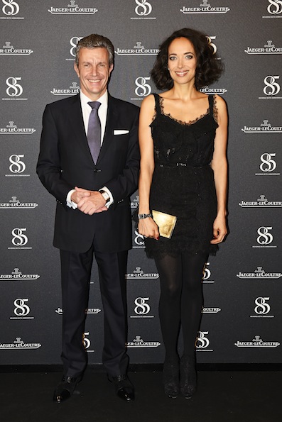 GENEVA, SWITZERLAND - JANUARY 18:  Daniel Riedo, Jaeger-LeCoultre CEO (L) and Carmen Chaplin attend the party in tribute to the Reverso hosted by Jaeger-LeCoultre as part of the SIHH on January 18, 2016 in Geneva, Switzerland.  (Photo by Lennart Preiss/Getty Images) *** Local Caption *** Daniel Riedo; Carmen Chaplin