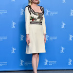 BERLIN, GERMANY - FEBRUARY 12:  Actress Kirsten Dunst attends the "Midnight Special" photo call during the 66th Berlinale International Film Festival Berlin at Grand Hyatt Hotel on February 12, 2016 in Berlin, Germany. She wore a cocktail cream-colored dress with precious pearls and crystals embroidery and black lace of Pre - Fall 2016 collection. (Photo by Pascal Le Segretain/Getty Images)