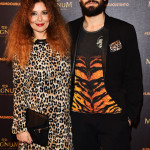 "MILAN, ITALY - APRIL 07:   Lorenzo Biagiarelli and Selvaggia Lucarelli attends 'Libera Il Tuo Istinto' Party by Magnum  on April 7, 2016 in Milan, Italy.  (Photo by Stefania D'Alessandro/Getty Images for Magnum)"
