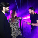 "MILAN, ITALY - APRIL 07:  Lorenzo Biagiarelli, Selvaggia Lucarelli and Benny Benassi attend 'Libera Il Tuo Istinto' Party by Magnum  on April 7, 2016 in Milan, Italy.  (Photo by Jacopo Raule/Getty Images for Magnum)"