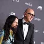 LOS ANGELES, CA - OCTOBER 29:  Gucci Creative Director Alessandro Michele (L) and Gucci President/CEO Marco Bizzarri attend the 2016 LACMA Art + Film Gala Honoring Robert Irwin and Kathryn Bigelow Presented By Gucci at LACMA on October 29, 2016 in Los Angeles, California.  (Photo by Venturelli/Getty Images for LACMA)