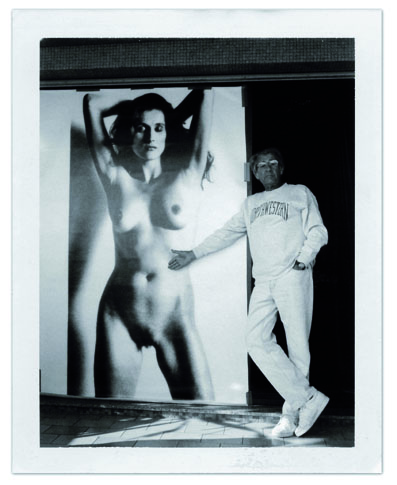 Helmut Newton, from "Helmut Newton. Polaroids, Taschen.