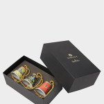 Il set di campanelle in porcellana di Versace in edizione speciale degli anni dal '96 al '98 diventa un pezzo da collezione.